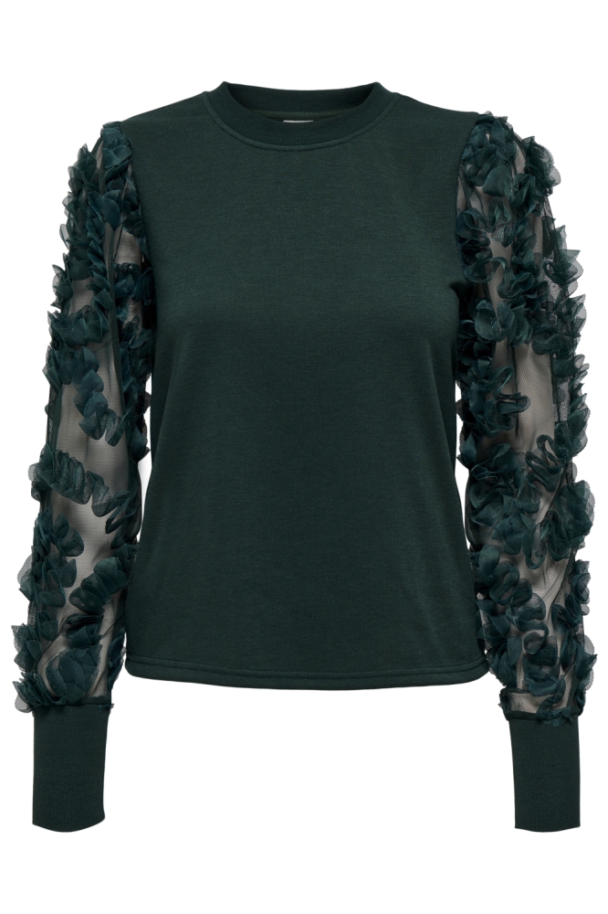 JDYFAIRVIEW L/S SWEAT JRS NOOS 15220558 PANDEROSA PINE